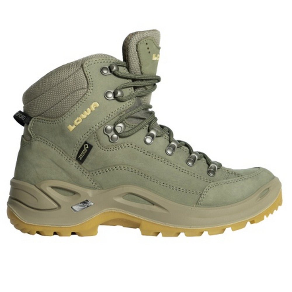 【LOWA 德國】女 防水透氣 中筒登山鞋 RENEGADE GTX MID W 草綠 320945-4853