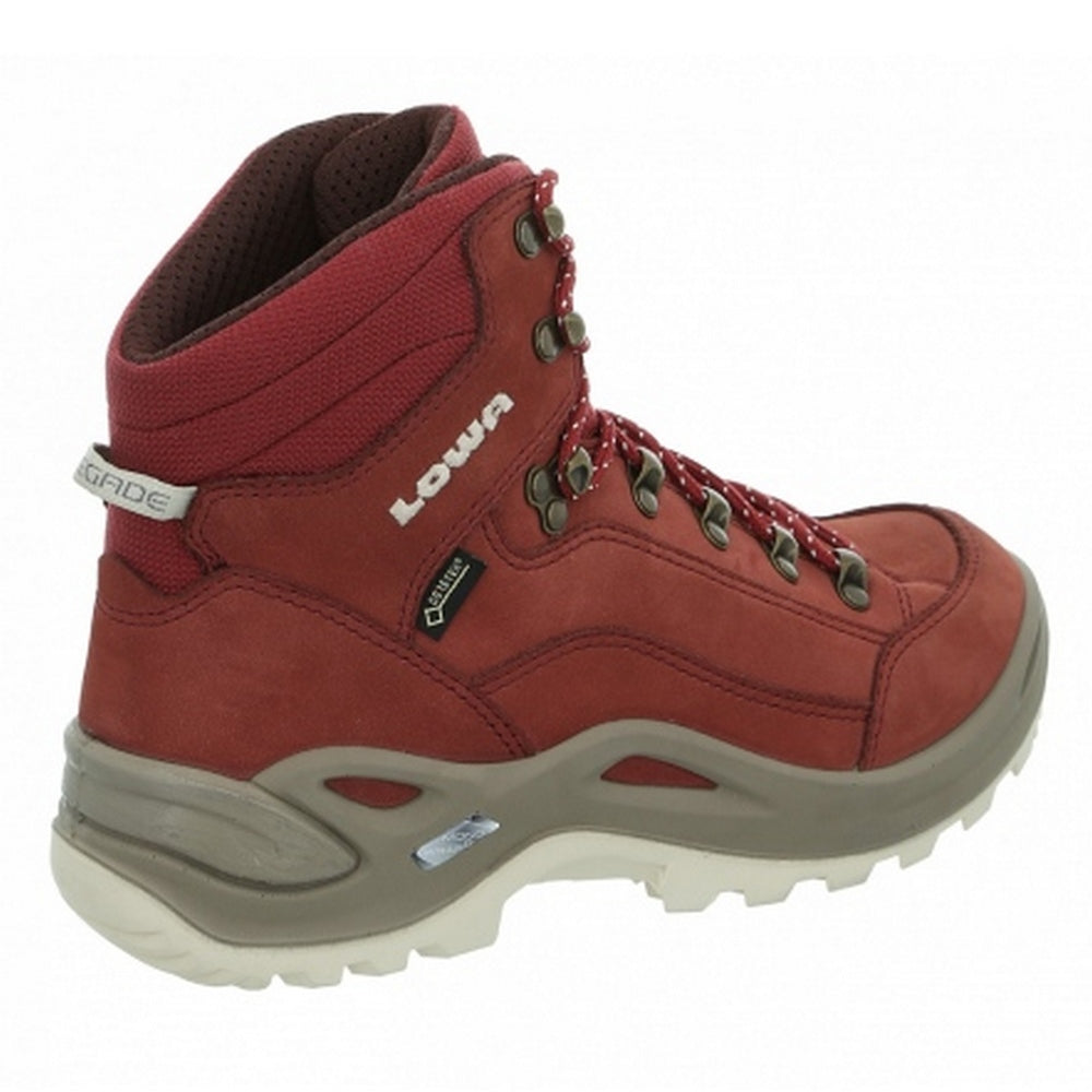 【LOWA 德國】女 防水透氣GORE-TEX 中筒登山鞋 RENEGADE GTX MID Ws 椒紅 320945-0331