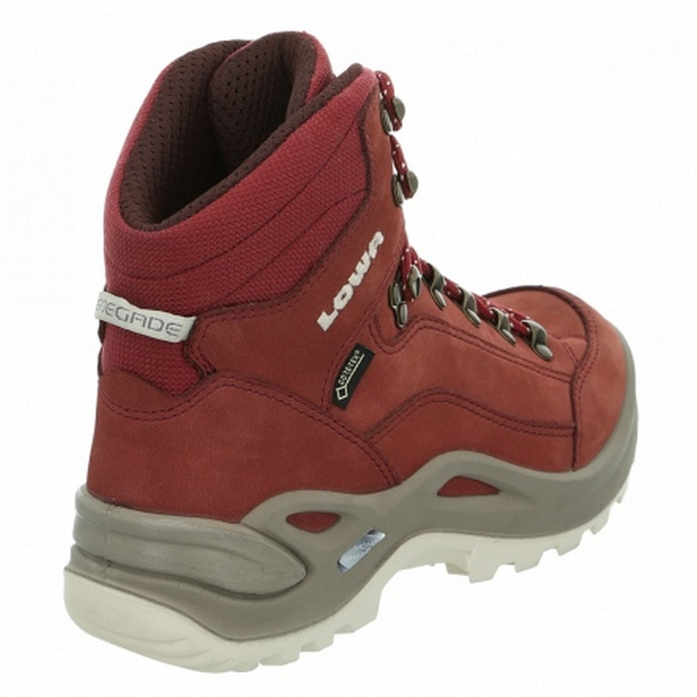 【LOWA 德國】女 防水透氣GORE-TEX 中筒登山鞋 RENEGADE GTX MID Ws 椒紅 320945-0331