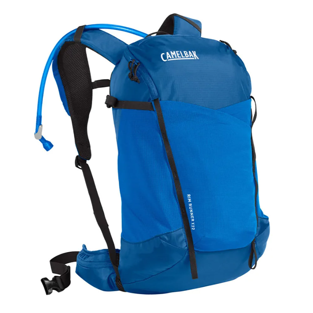 CamelBak Rim Runner X22 登山健行包(附2L快拆水袋) 灰/天藍 CB2714001000