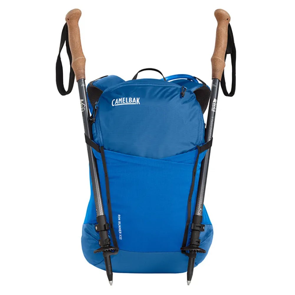 CamelBak Rim Runner X22 登山健行包(附2L快拆水袋) 灰/天藍 CB2714001000