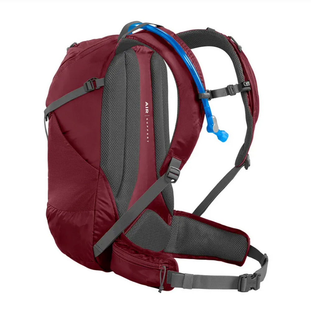 CamelBak Rim Runner X20 登山健行包(附2L快拆水袋) 霧灰/酒紅 CB2727001000