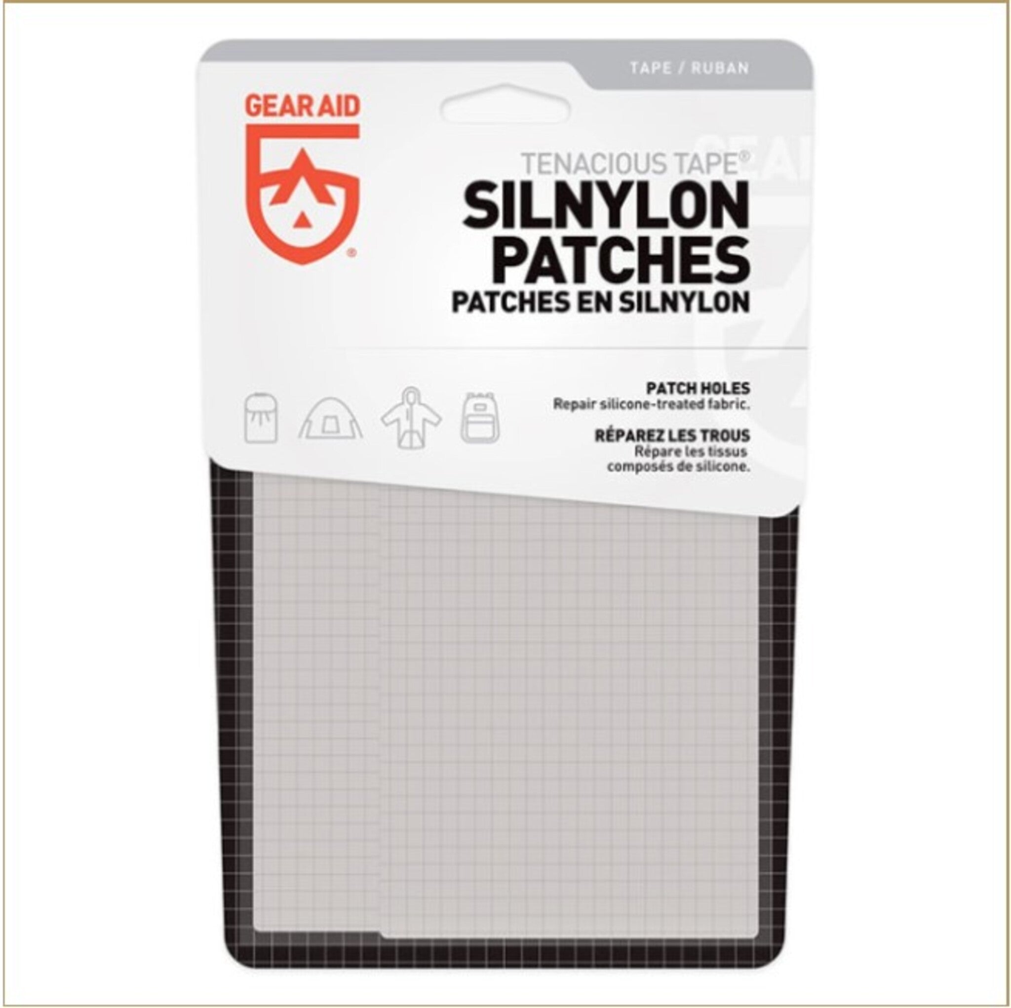 GEAR AID SILNYLON PATCHES 矽膠尼龍製品修補貼片 3"x5" 10670