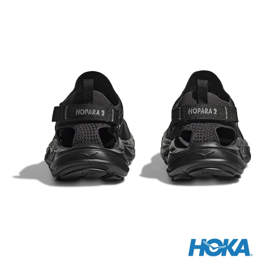 HOKA 女 Hopara 2 健行涼鞋 黑 1147670BBLC