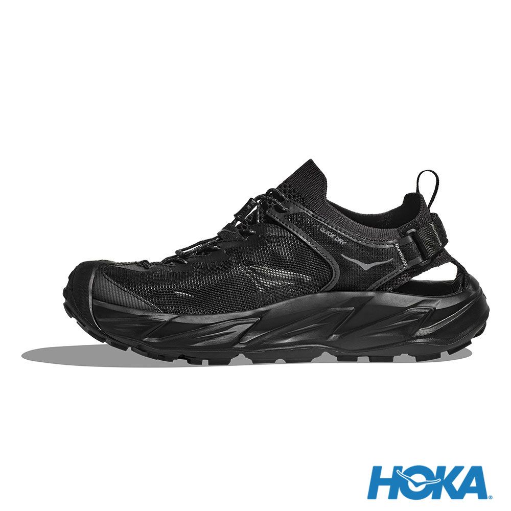 HOKA 女 Hopara 2 健行涼鞋 黑 1147670BBLC