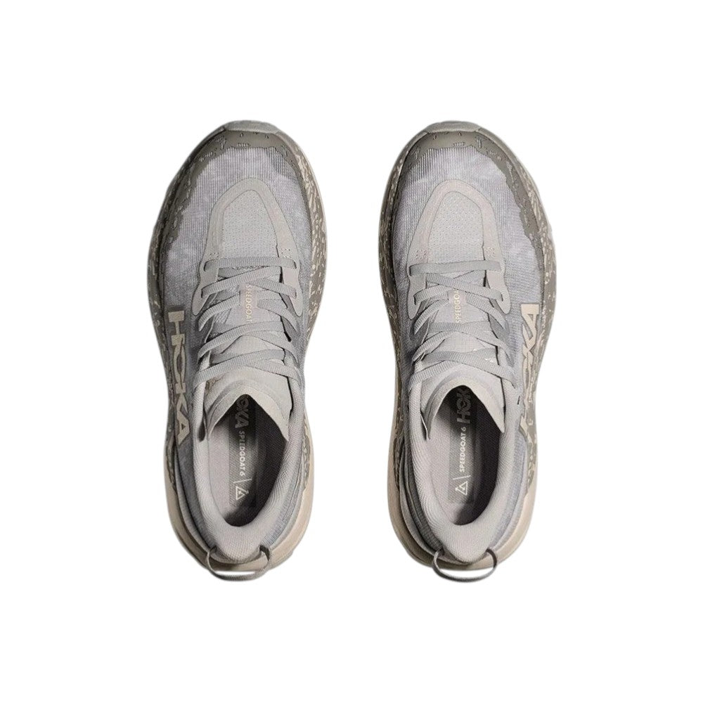 HOKA 女 Speedgoat 6 Goretex 越野鞋 宇宙灰/大理石白 1155771CYLB