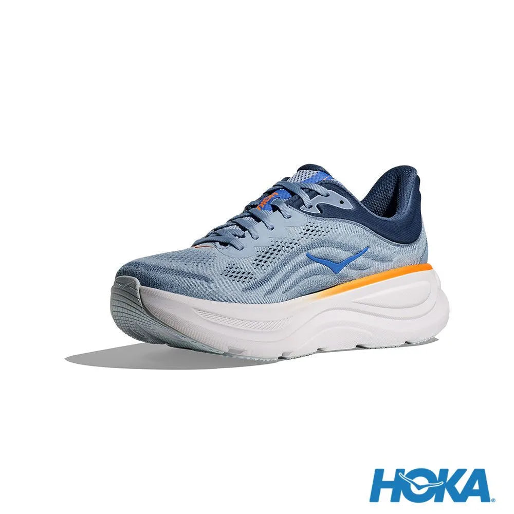 HOKA 男 Bondi 9 寬楦 路跑鞋 細雨藍/水藍 1162013DNP