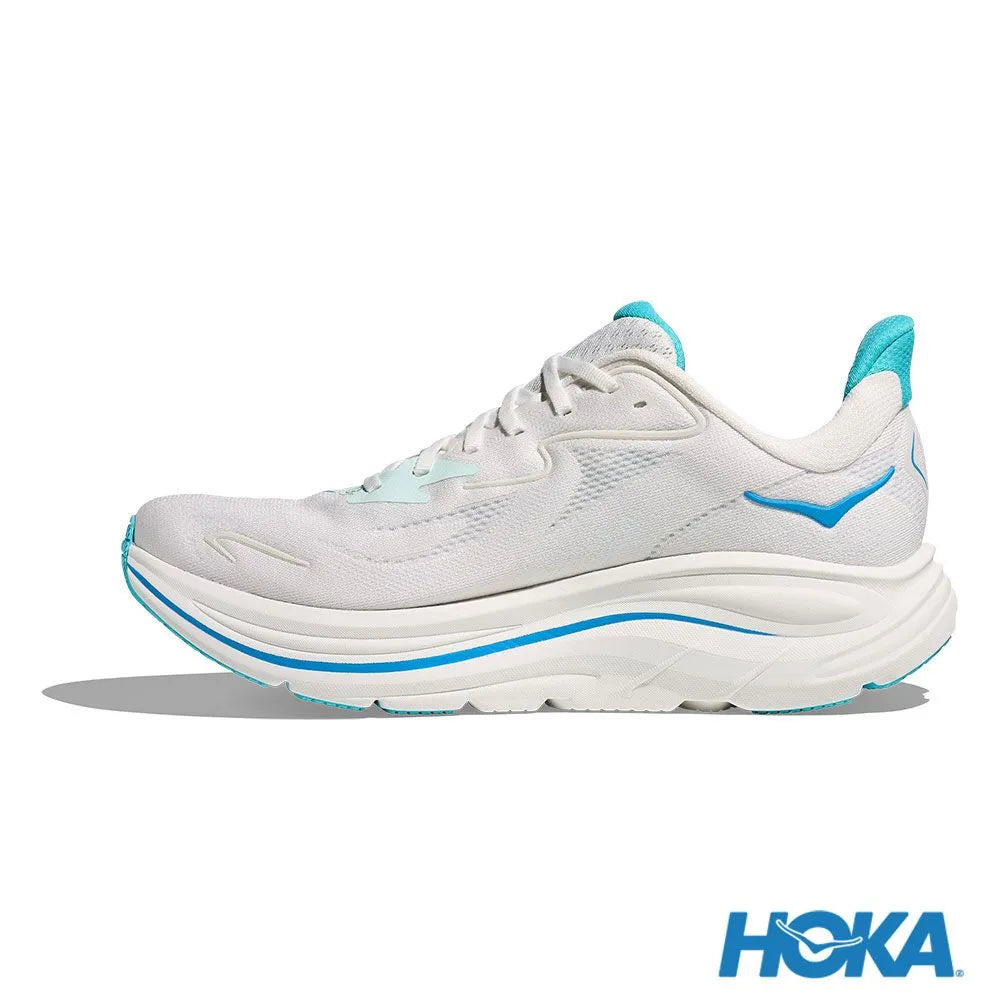 HOKA Clifton 10 男 寬楦 路跑鞋 白/藍 1162032WKY