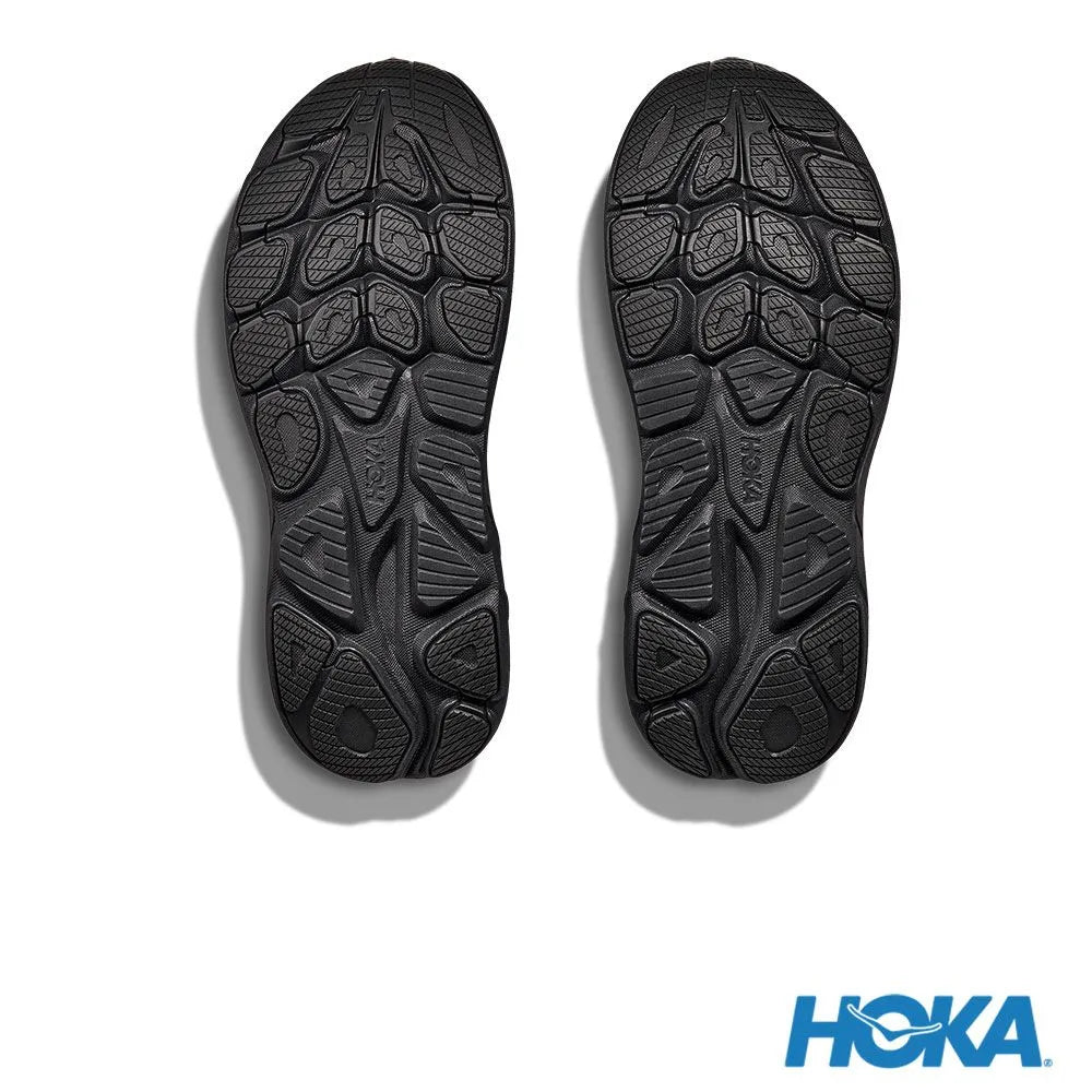 HOKA 女 Clifton 10 寬楦 路跑鞋 黑 1162050BBLC
