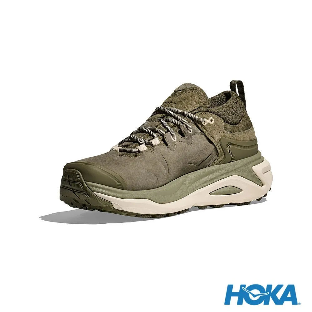 HOKA Kaha 3 Low GTX 男版 D楦 登山鞋 尤加利綠/樺木 1162532EYP