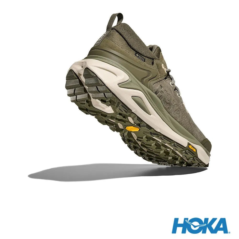 HOKA Kaha 3 Low GTX 男版 D楦 登山鞋 尤加利綠/樺木 1162532EYP