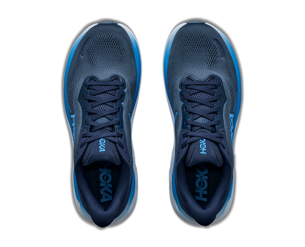 HOKA 男 Clifton 11 寬楦 路跑鞋 海軍藍/霧藍 1177538VFD