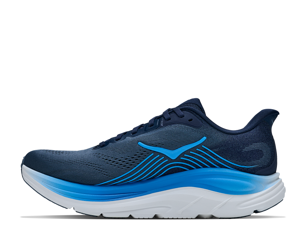 HOKA 男 Clifton 11 寬楦 路跑鞋 海軍藍/霧藍 1177538VFD