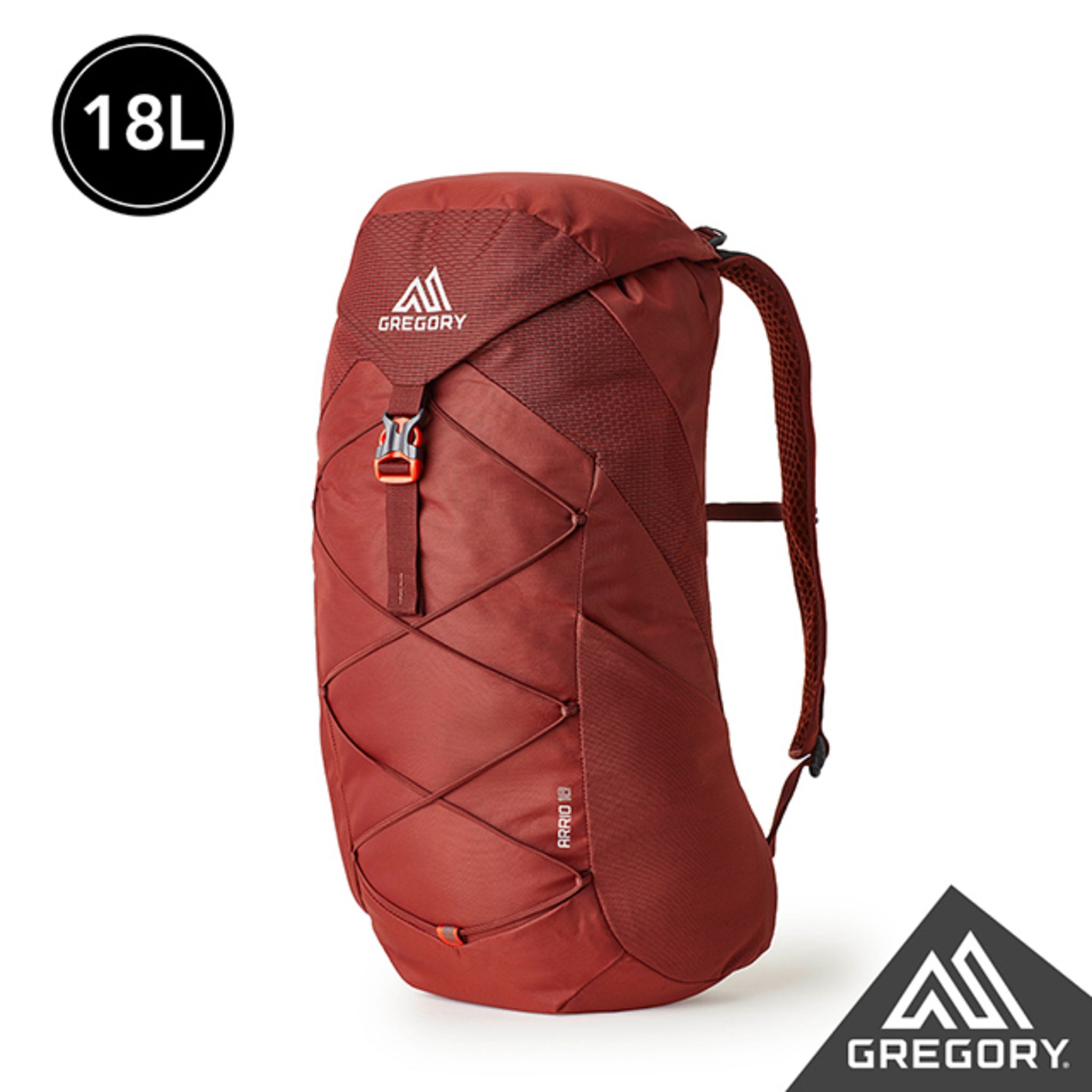 GREGORY ARRIO 18L 多功能 登山背包 磚石紅 136973-1129
