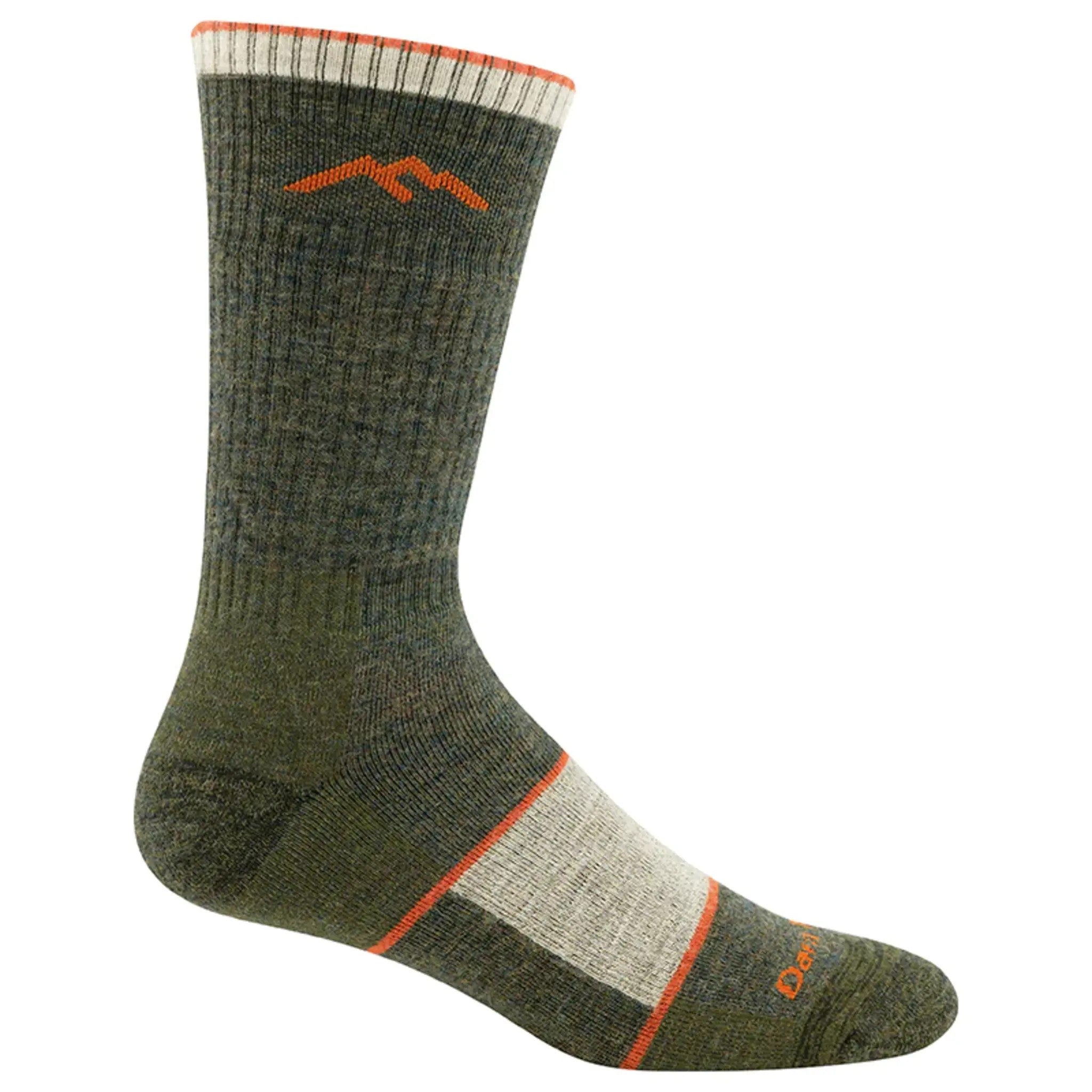 DARN TOUGH HIKER BOOT SOCK CUSHION 男 登山羊毛襪 雪地 DT1405-olive