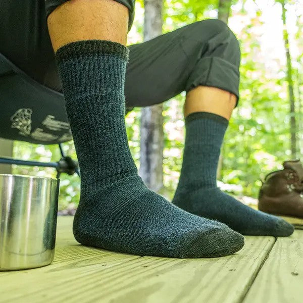 【DARN TOUGH】HIKER BOOT SOCK CUSHION 男款 登山健行羊毛襪 DT 1982-DENIM