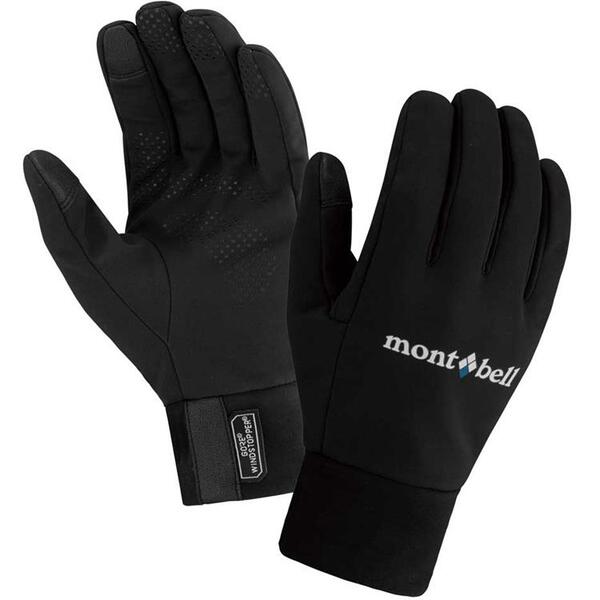 日本 MontBell Windstopper Trekking Gloves 男 防風保暖健行手套 1118474