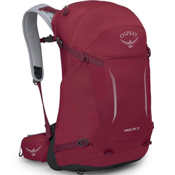 Osprey Hikelite 28 輕量網架健行背包28L 葡萄酒紅 10004874