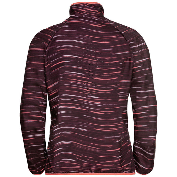 ODLO 瑞士 Essential Light Print 夾克 女款 品酒紅 313671-37400