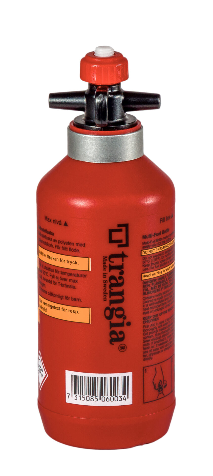 Trangia Fuel Bottle 燃料瓶 經典紅 (單入) 0.3 / 0.5 / 1.0L