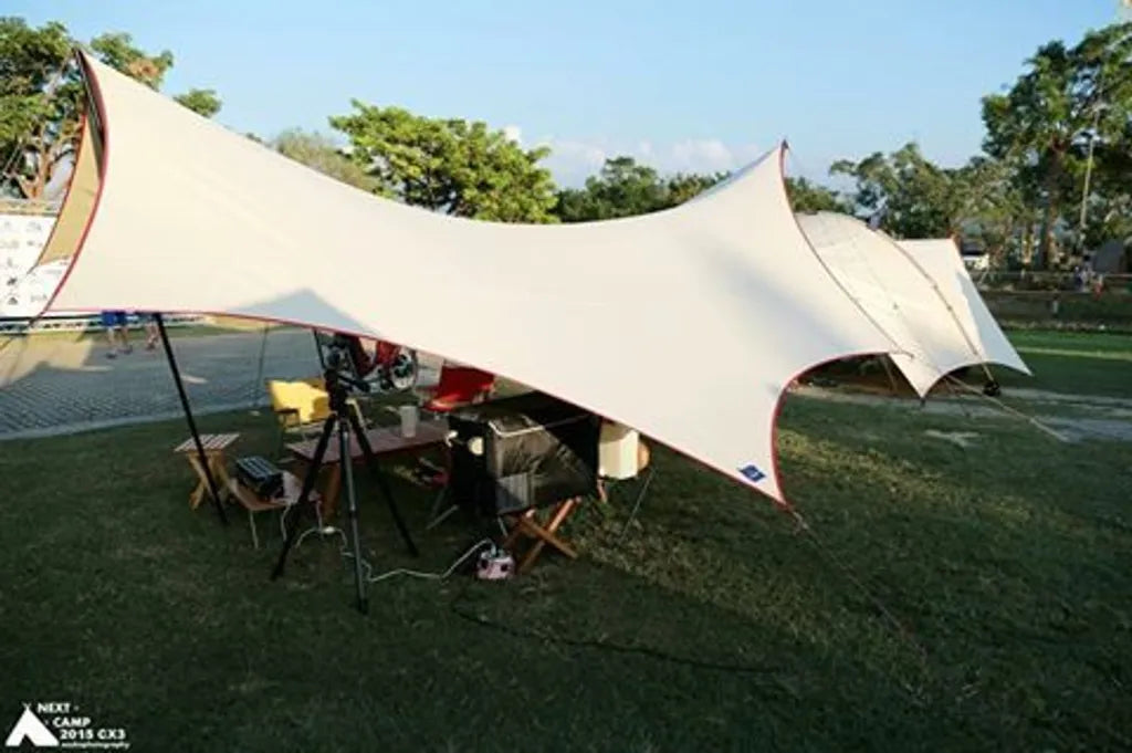 Soulwhat outfitteringwing 米白棉楓型天幕 SW0082