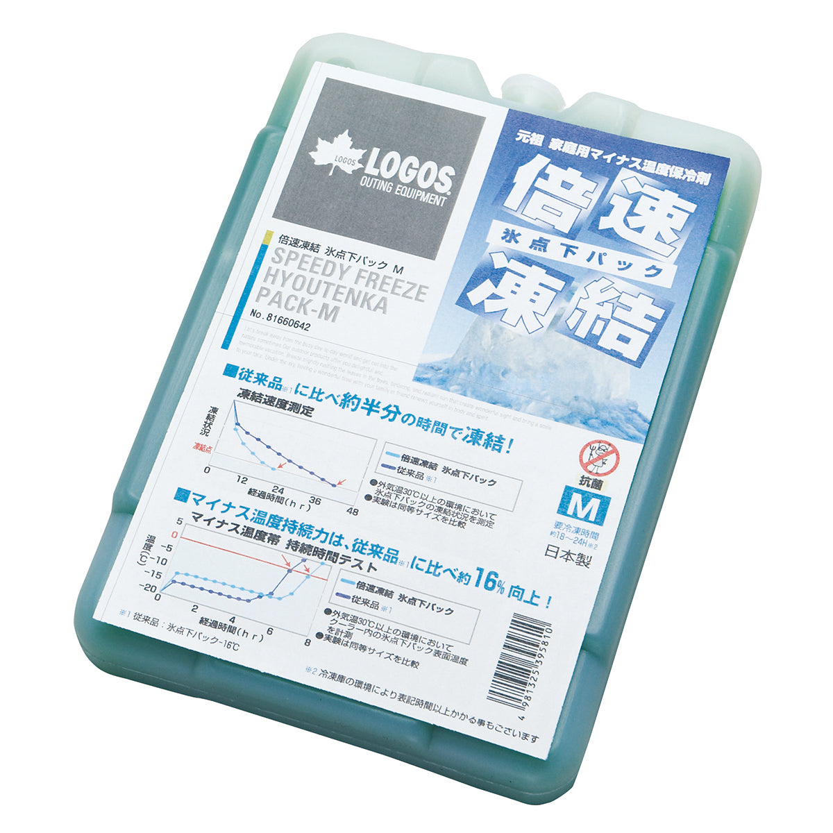 LOGOS 倍速凍結冷媒 冰磚 M 0.6kg 81660642