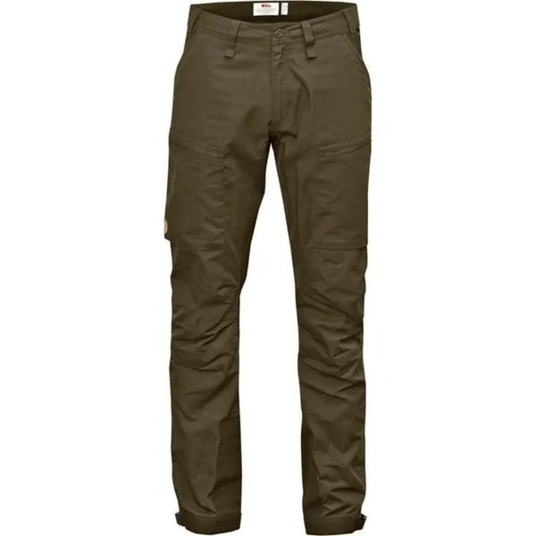 【小狐狸 Fjallraven】Abisko Lite Trekking Trousers 拼接彈性長褲 男 深橄欖 82890R 633
