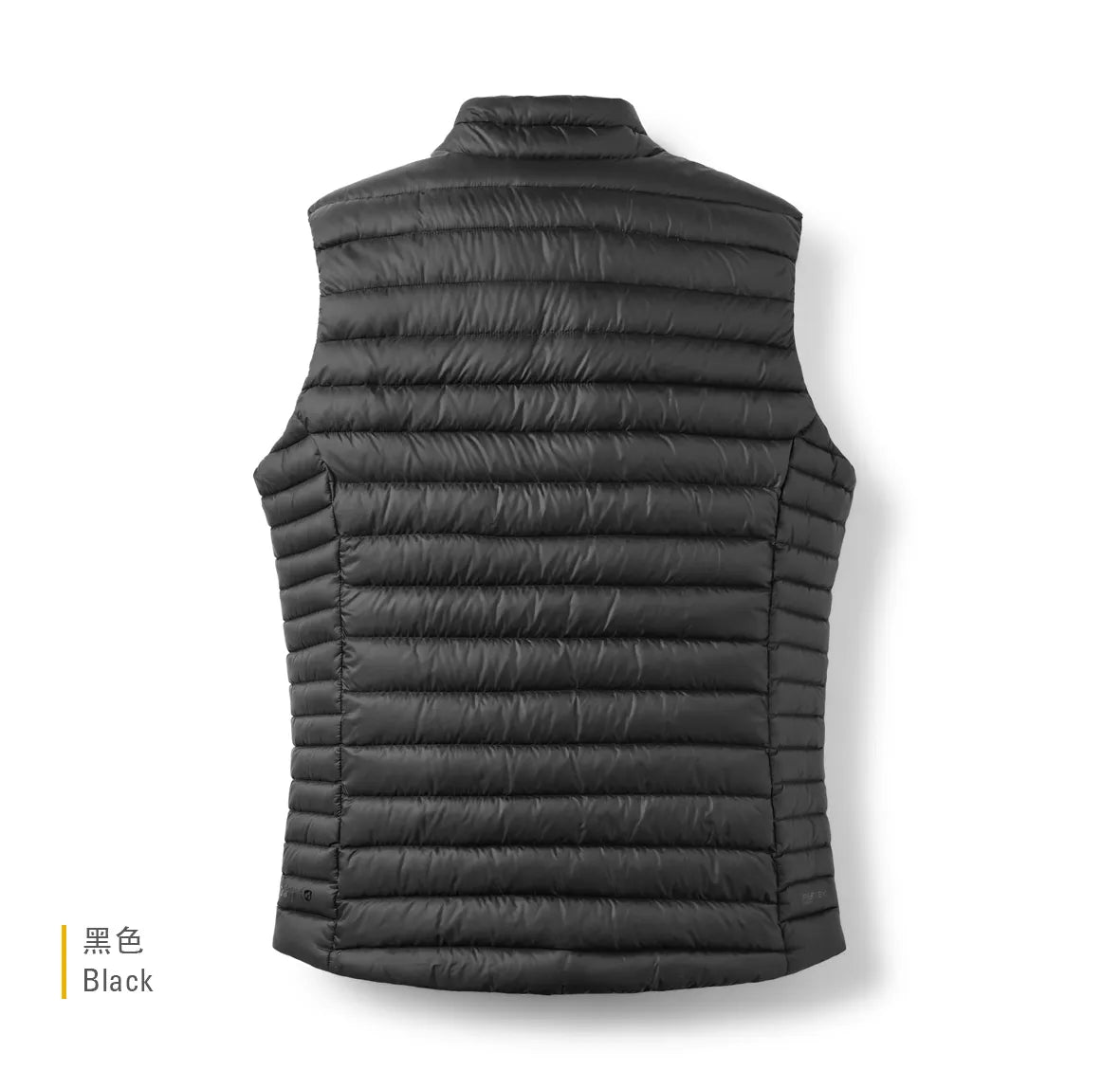 Rab Microlight Vest 男 輕量防風羽絨立領背心 黑色 QDB96