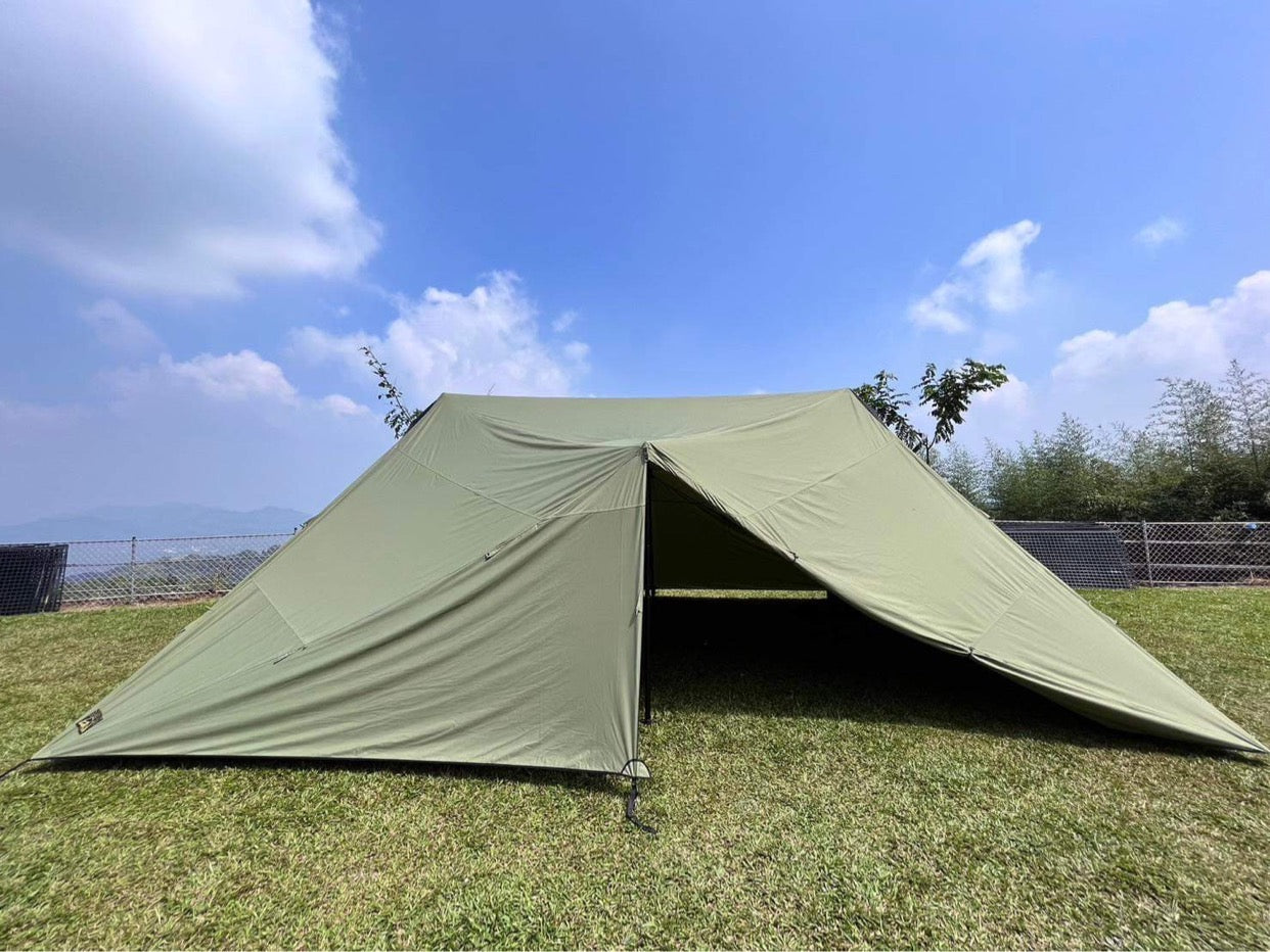 GoodTent GT 棉中怪/精英版 雙峰天幕帳 橄欖綠 450x690cm