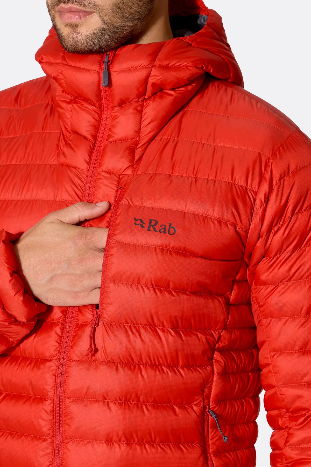 Rab Microlight Alpine Hoody 男 輕量保暖連帽羽絨外套 QDB-92