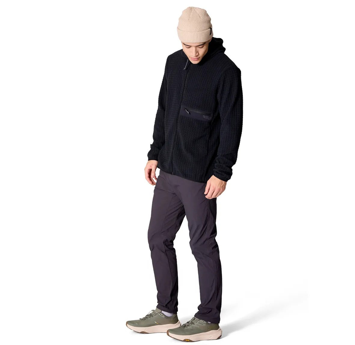 Rab Ramshaw Hoody 男款 格紋刷毛連帽外套 QFG74