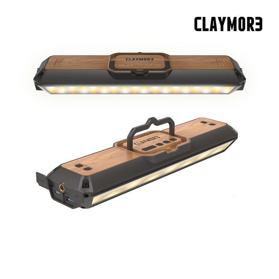 Claymore 3 Face L號 五段色溫 200度廣角高功率 露營燈 照明燈 淺灰/黑 兩色可選 CLMF-3000