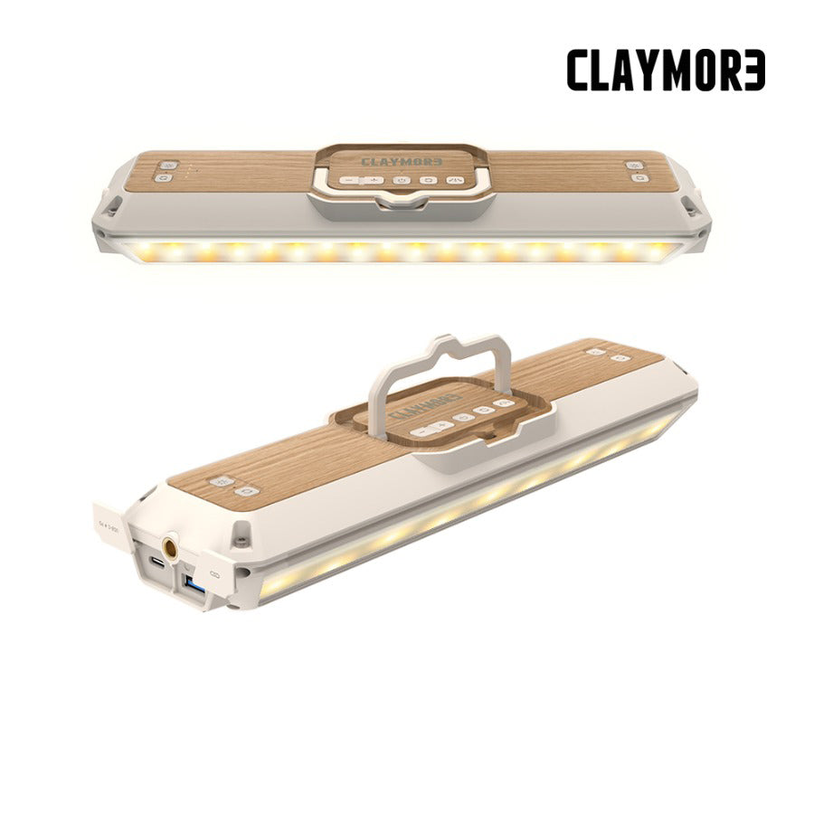 Claymore Multi Face L號 五段色溫 200度廣角高功率 露營燈 照明燈 淺灰/黑 兩色可選