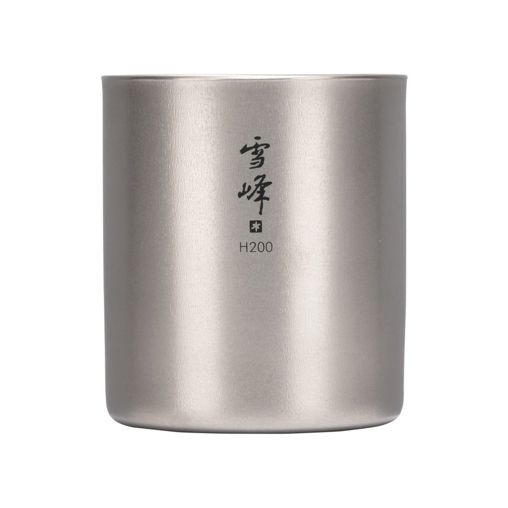 SnowPeak 雪峰鈦雙層杯 200 高型 TW-124