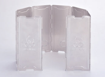 鋁製 8片 擋風板 隔熱板 小型 NO.9703-1