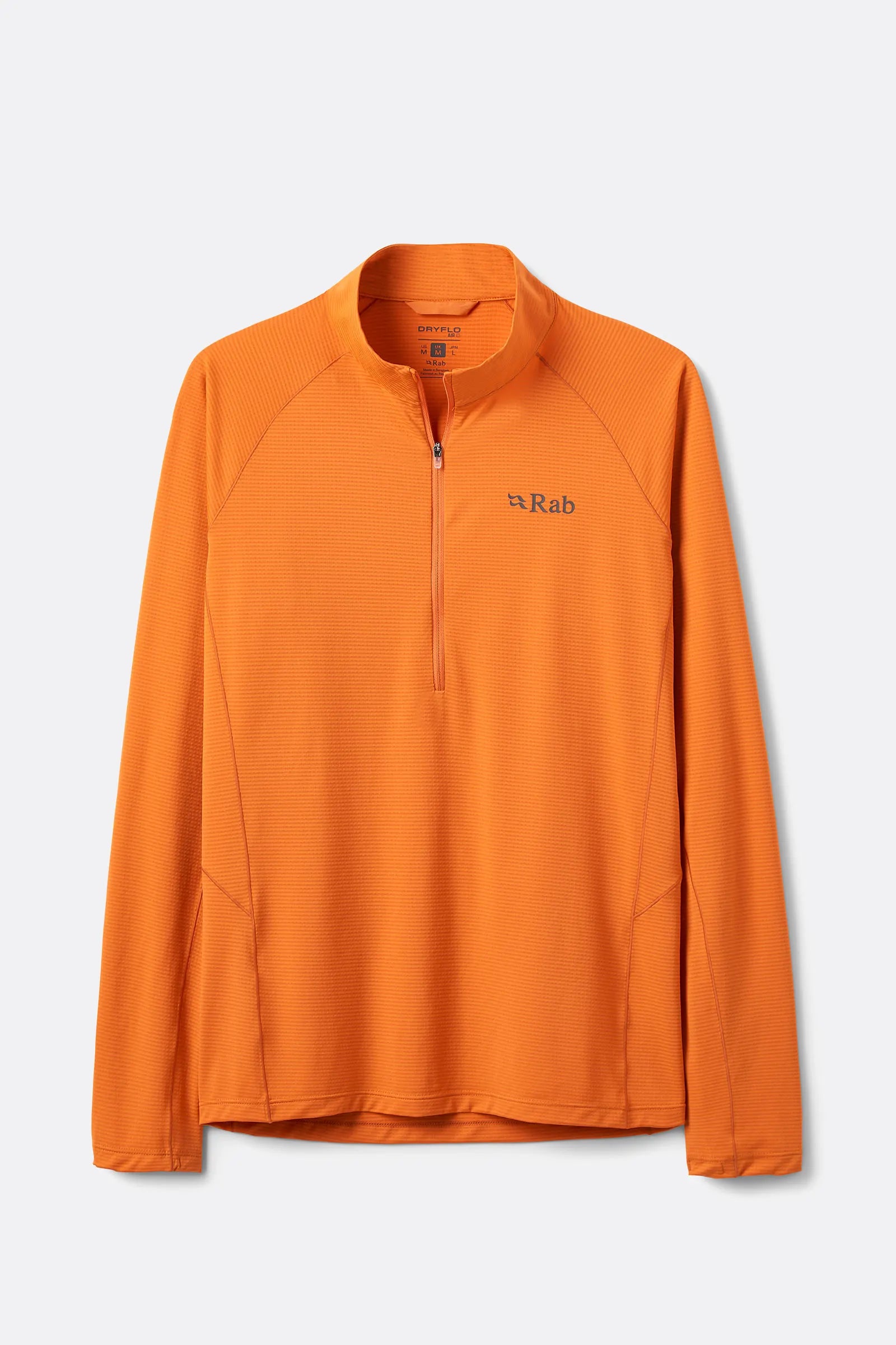 RAB Sonic LS Zip 長袖 輕量 抗臭 立領 半拉鍊 排汗衣 男款 QCC53