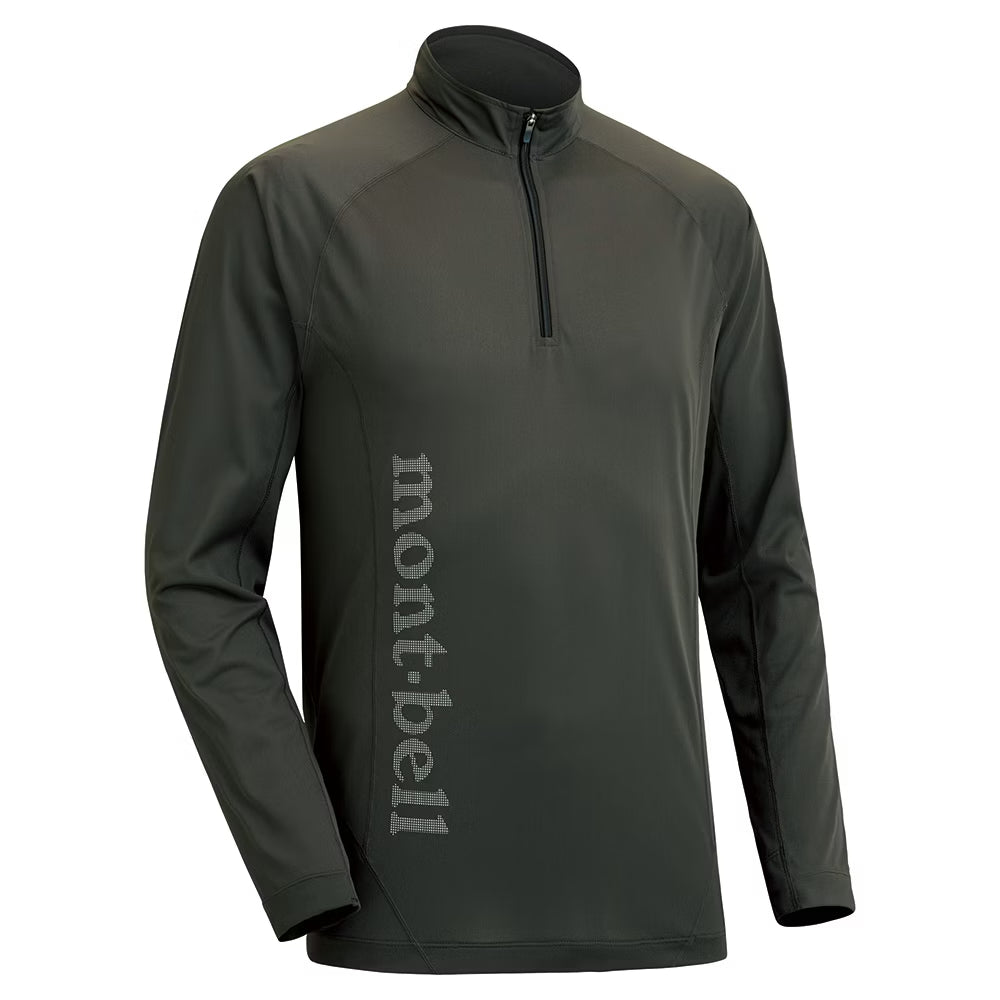 Montbell COOL LT L/S ZIP 男 長袖 半門襟 排汗衫 1114454