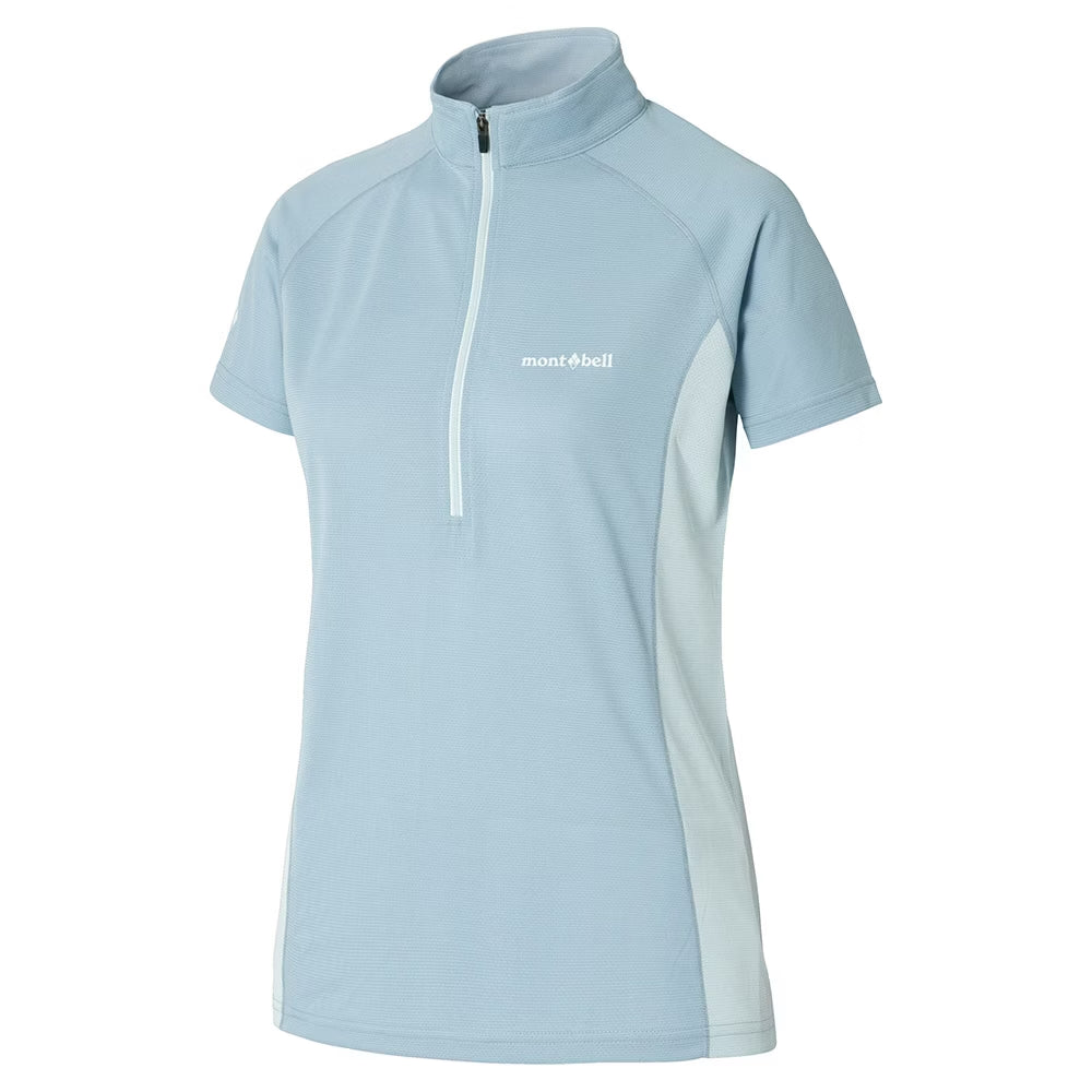 Montbell COOL S/S ZIP 女款 短袖半門襟 排汗衫 1114634
