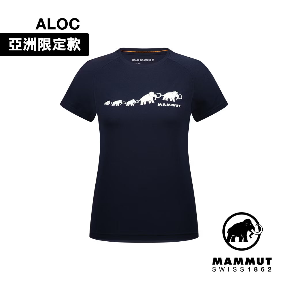 Mammut 長毛象 QD Logo AF 女 快乾短袖T恤 排汗衫 1017-02022