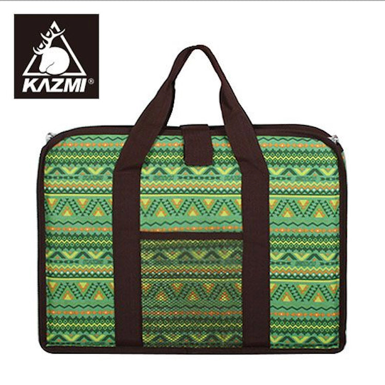 KAZMI 折疊桌收納袋 單口爐收納袋 41x29.5x4cm 綠色 K4T3B001