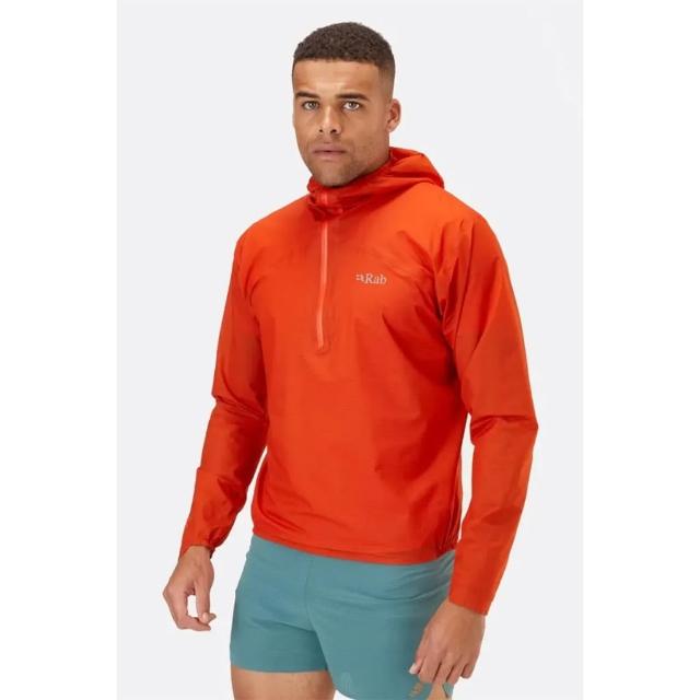 英國 RAB hantom Pull-On Jacket 防水連帽外套 男 爆竹橘 QWF81