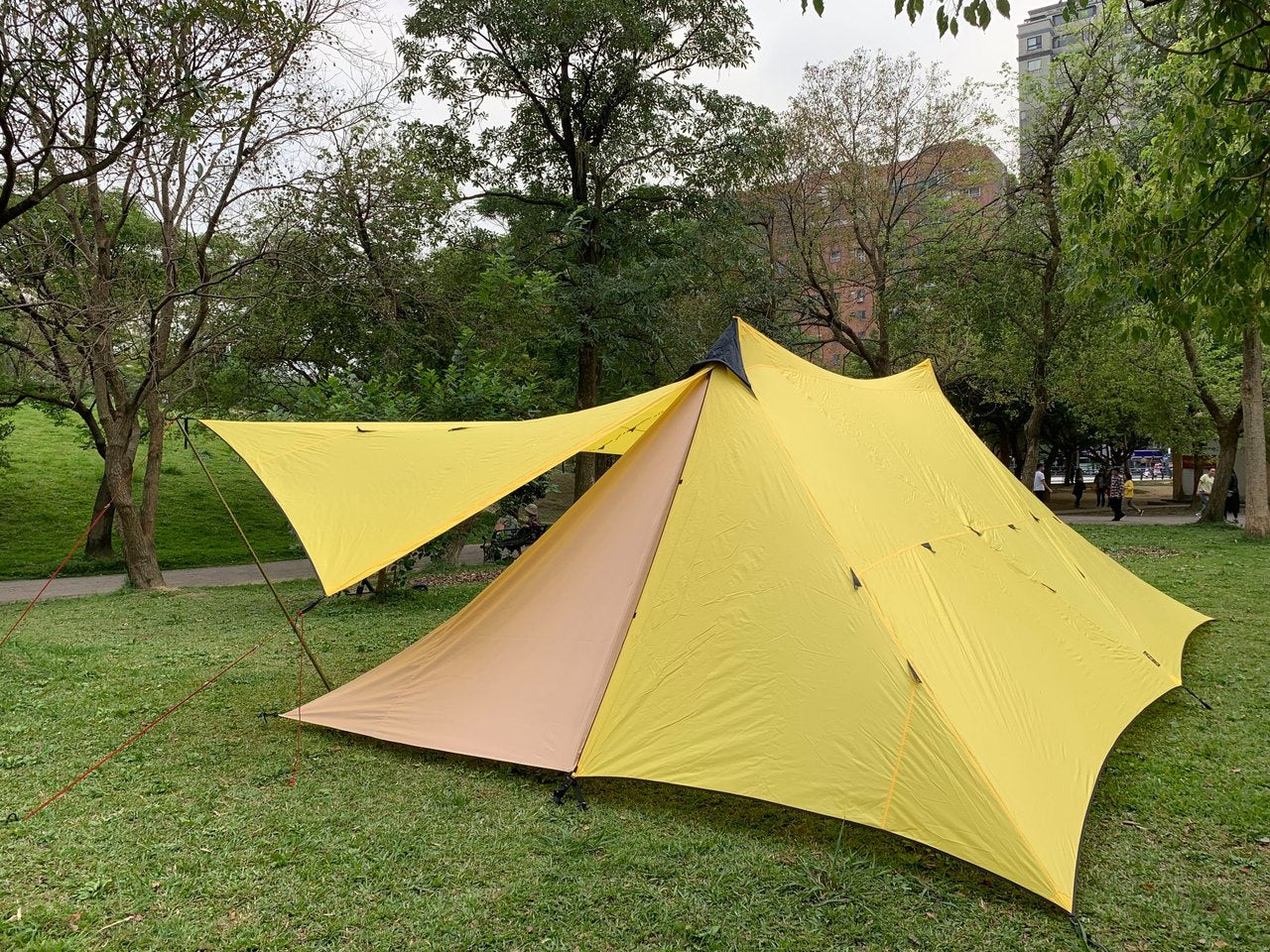 【GoodTent】好天/三角配件組 /卡其色 黑膠