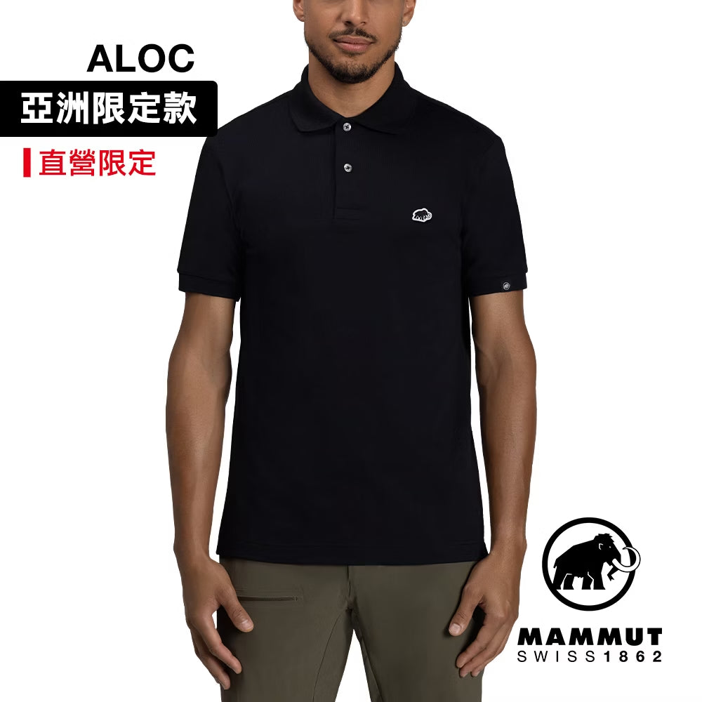Mammut 長毛象 Matrix AF 男 日系快乾Polo衫 黑 1017-00402