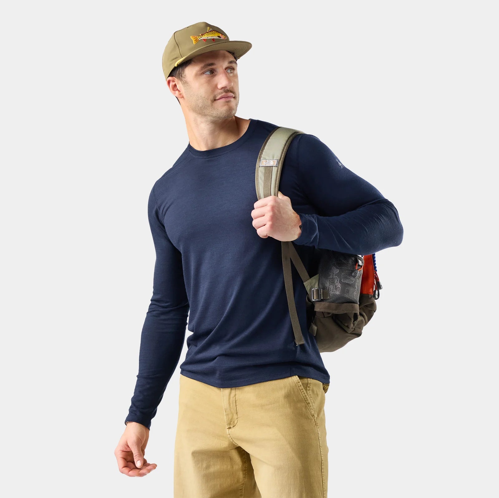 Smartwool 男 All-season 美麗諾羊毛內著長袖 深海軍藍 SW016953092