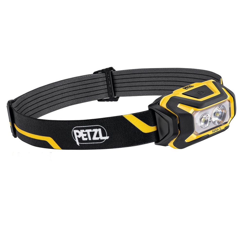 PETZL ARIA 2 HEADLAMP 特殊專業頭燈 450流明 黑黃 E070AA