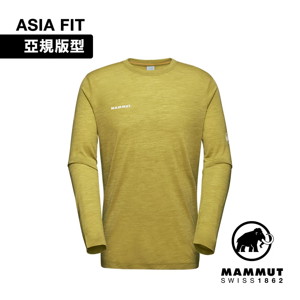 Mammut 長毛象 Tree Wool AF 男 羊毛混紡快乾抗臭長袖T恤 1016-01720