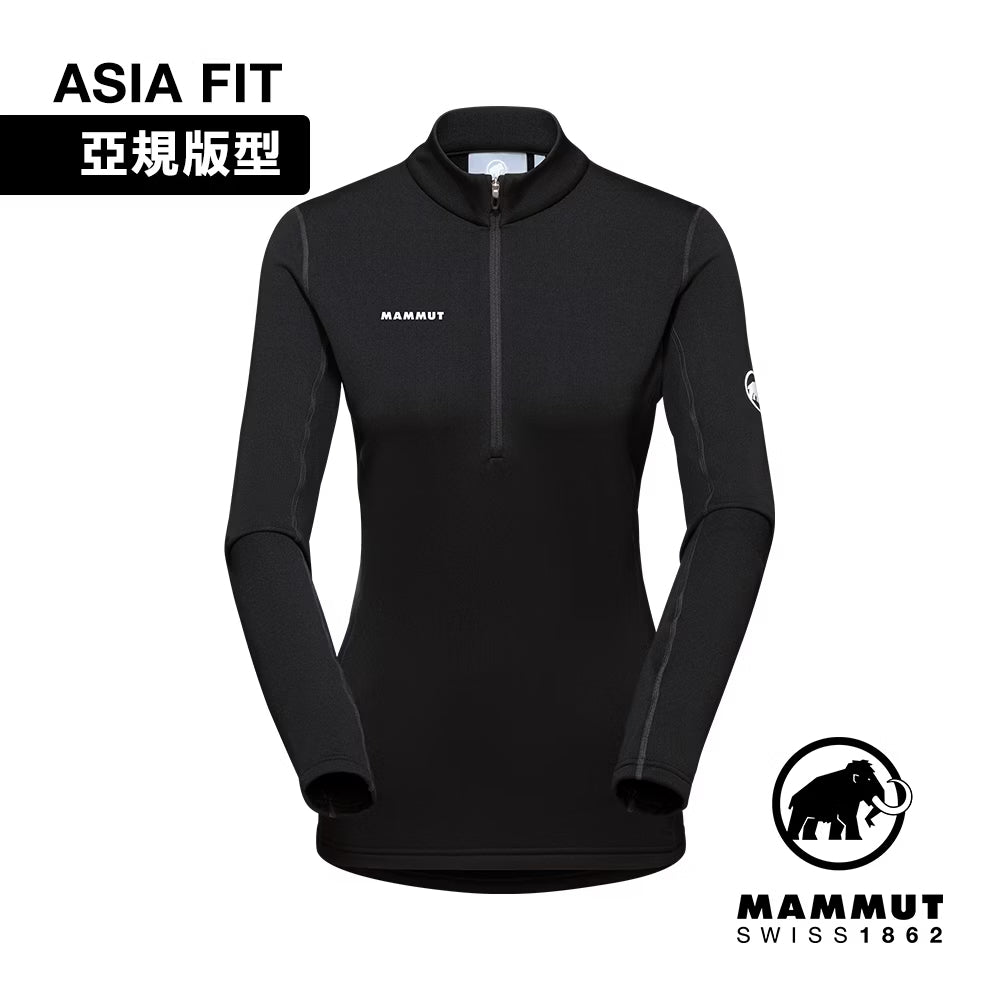 Mammut 長毛象 Aenergy ML AF 女 保暖 半拉鍊長袖排汗衣 1016-01130