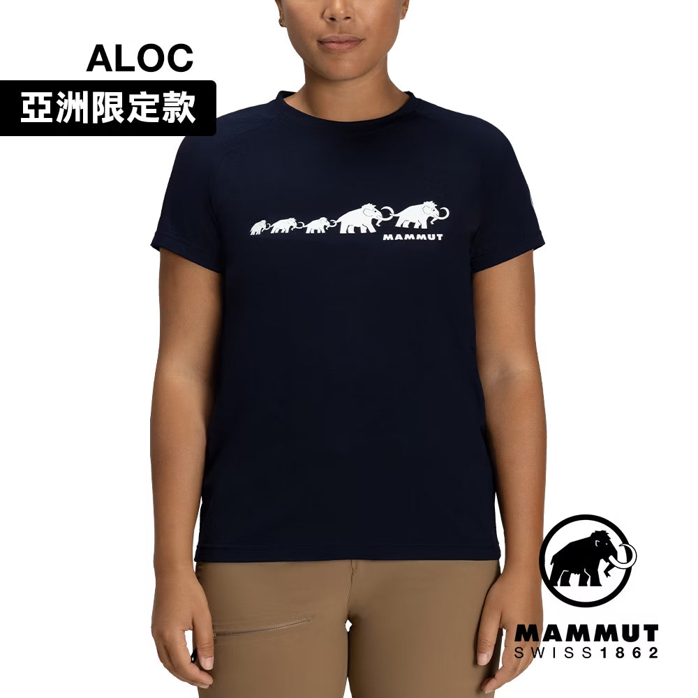 Mammut 長毛象 QD Logo AF 女 快乾短袖T恤 排汗衫 1017-02022