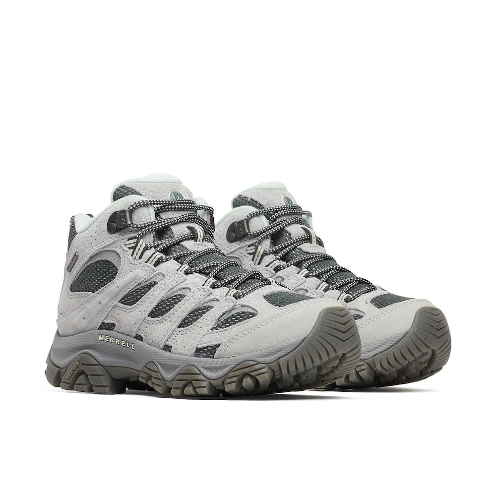 MERRELL Moab 3 Mid WP 女 中筒 登山健行鞋 灰色 J00004923