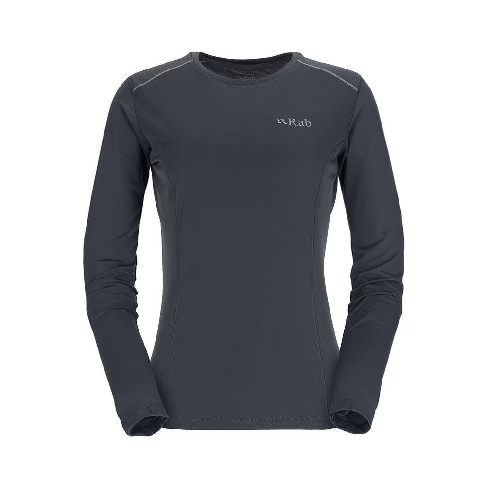 RAB Force LS Tee 長袖透氣排汗衣 女款 QBL08